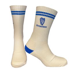 Guinness Cream & Blue Harp Socks