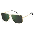 Carrera CARRERA 355/S Gold Black Rectangular Sunglasses