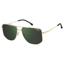 Carrera CARRERA 355/S Gold Black Rectangular Sunglasses