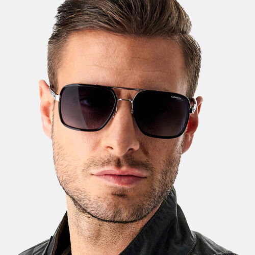 Carrera CARRERA 256/S Ruthenium Black Rectangular Sunglasses