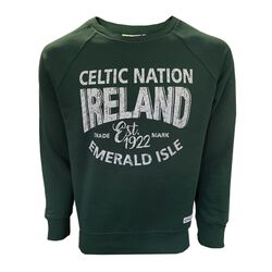 Irish Memories Green Celtic Nation Sweatshirt XS