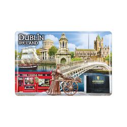 Souvenir Dublin Montage Magnet