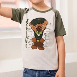 Traditional Craft Kids Ireland Bear Kids T-Shirt 6-12 Months