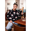Guinness All-Over Smiley Pint Santa Jumper XS