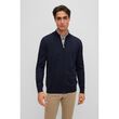 Boss Mens Knitted Cardigan Dark Blue Balanso 