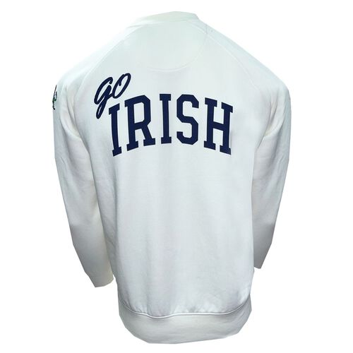 Notre Dame Cream & Blue Ireland Sweatshirt M