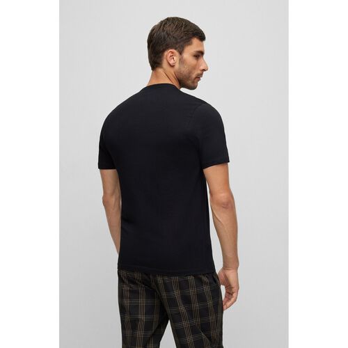 Boss Mens Underwear T-Shirt 3 Pack Black Classic Round Neck