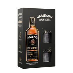 Jameson Black Barrel Glass Pack Irish Whiskey 70cl