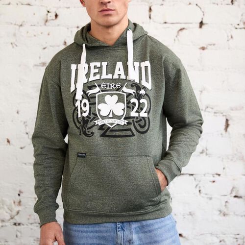 Traditional Craft Adults Green "Ireland 1922" Hoodie S