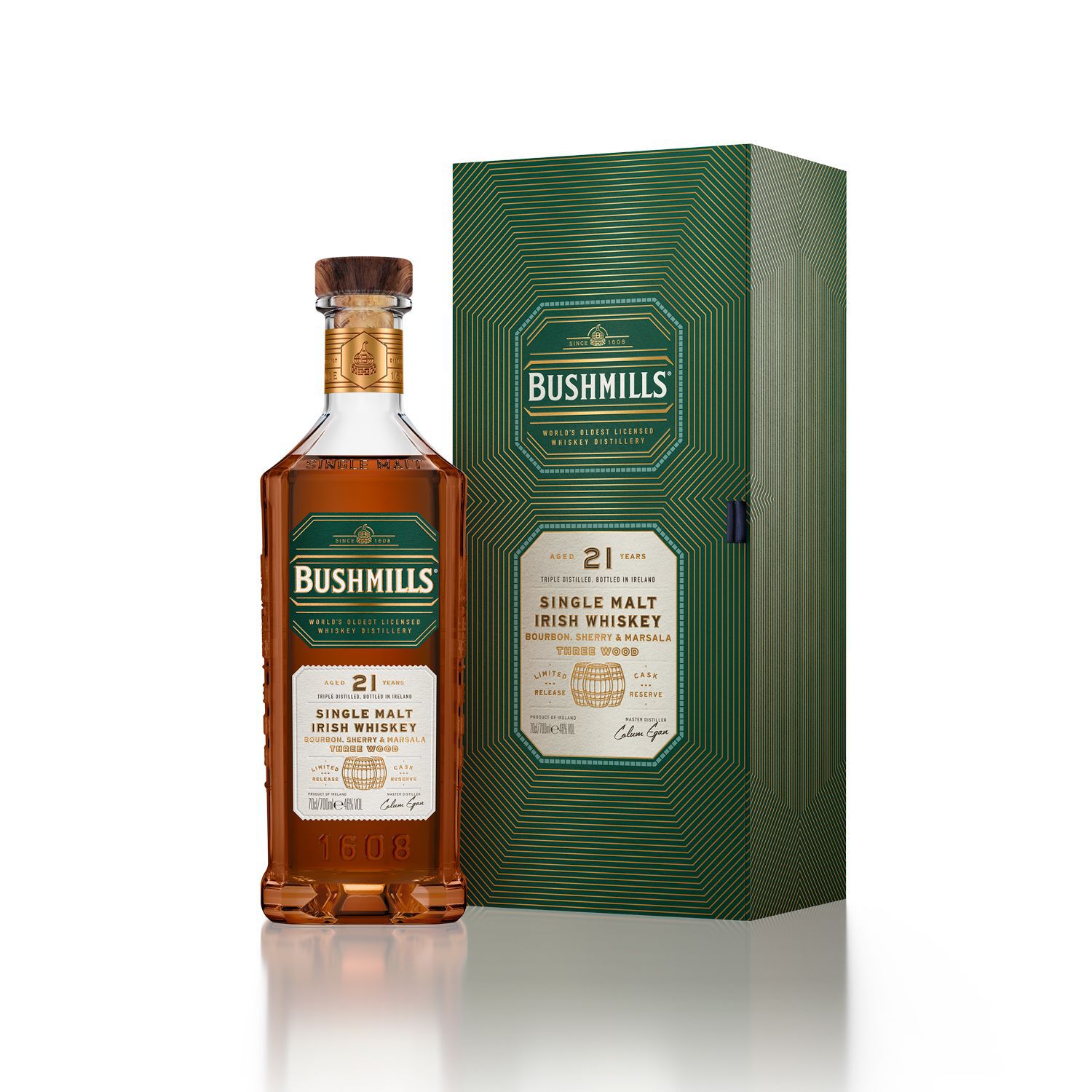 21 Year Old Single Malt Irish Whiskey 70cl | Airport Duty Free