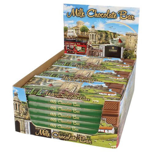 Souvenir Ireland Montage 90g Milk Choc Bar