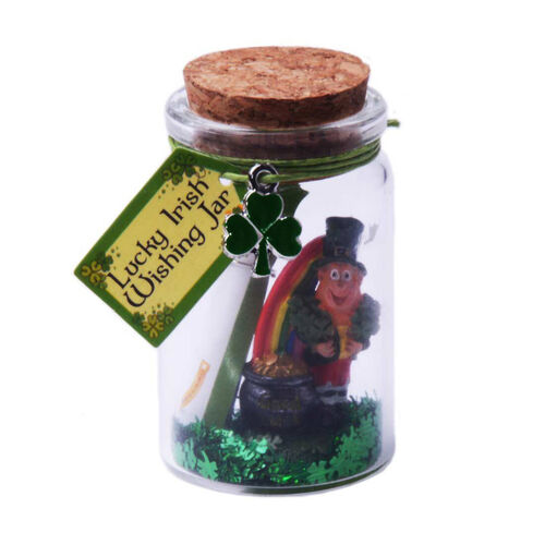 Souvenir Good Luck Wishing Leprechaun in Bottle