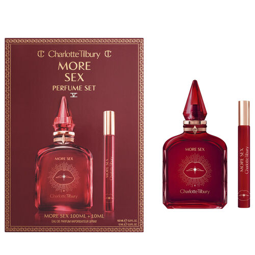 Charlotte Tilbury More Sex Perfume Set 100ml & 10ml Travel Spray