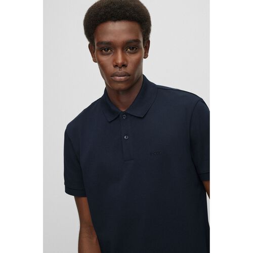 Boss Mens Polo Dark Blue Pallas