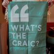 Irish Memories What's The Craic Tea Towel