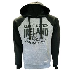 Irish Memories Grey Celtic Nation Hoodie XS
