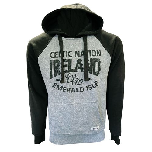 Irish Memories Grey Celtic Nation Hoodie XL