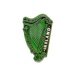 Souvenir Gold Harp Metal Magnet