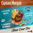 Captain Morgan Black Spiced Rum 1L