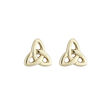 Solvar IRM SLV Gold Trinity Knot Stud