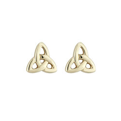 Solvar Gold Trinity Knot Stud