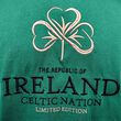 Traditional Craft Adults Green Republic of Ireland Shamrock Hoodie XS