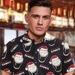 Guinness Smiley Pint Santa Shirt XS