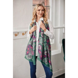 Patrick Francis Green & Plum Celtic Knot Scarf