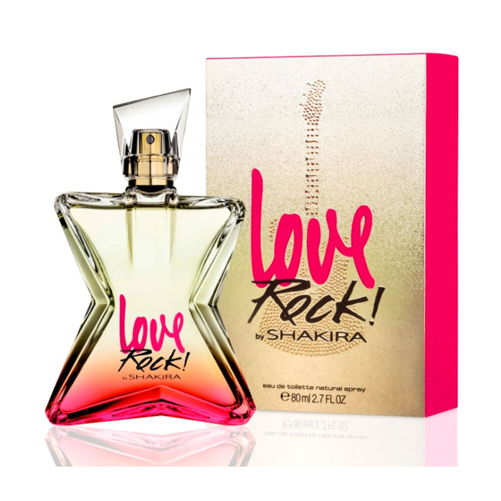 Love Rock By Shakira Eau de Toilette 80ml Airport Duty Free Shopping