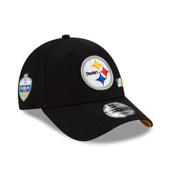 New Era Cap Pittsburgh Steelers NFL Dublin Game 2025 Black 9FORTY Adjustable Cap