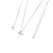 Trinity White Polished Shamrock Pendant