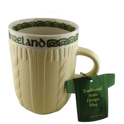 Souvenir Cream Aran Jumper Design Mug
