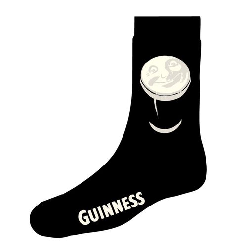 Guinness Smiling Pint Socks One Size