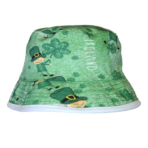Traditional Craft Kids Kids Green Leprechaun Bucket Hat 0-6 Months