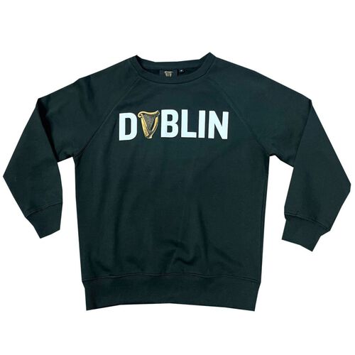 Guinness Black Dublin Harp Sweatshirt XS