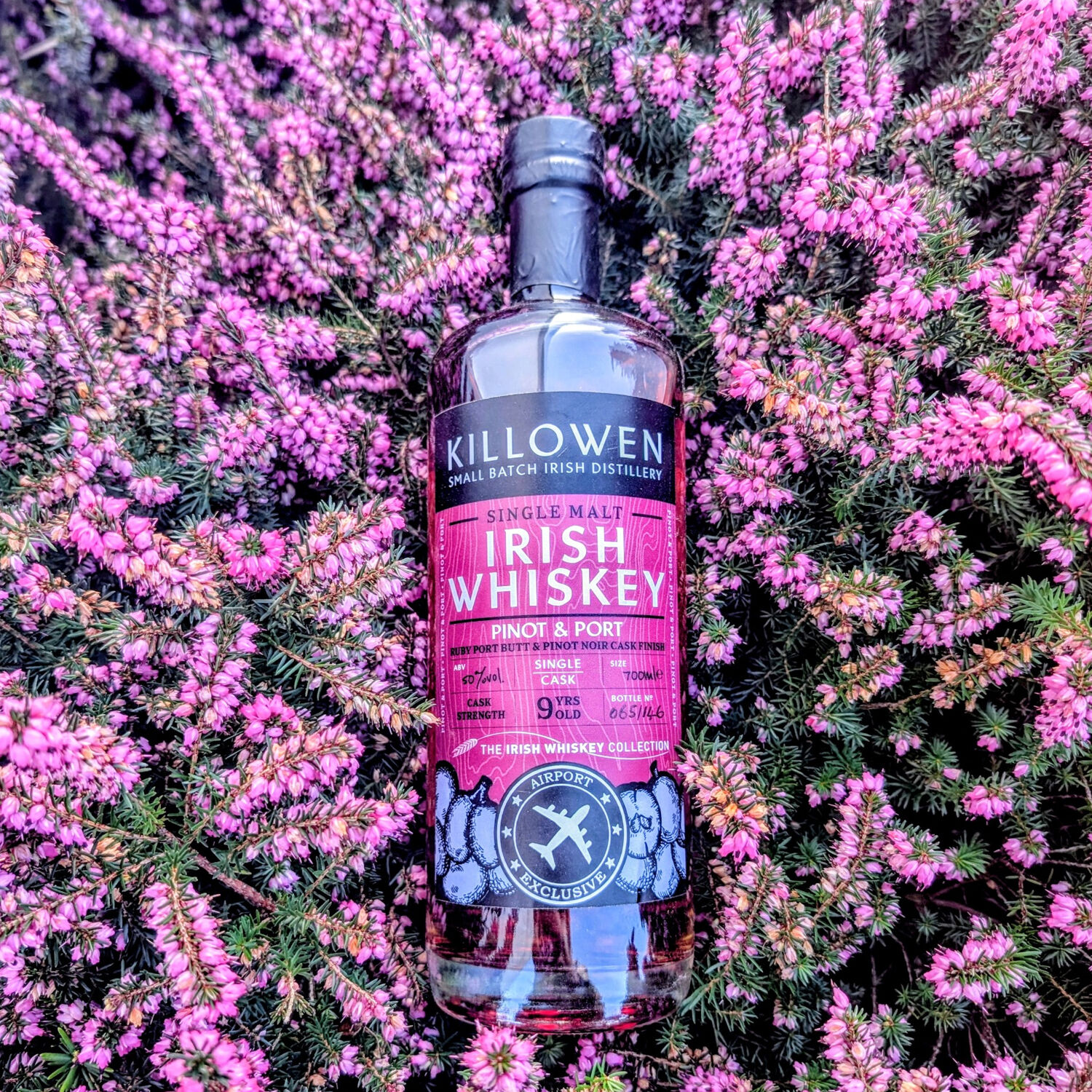 9 Year Old Pinot & Port Single Malt Irish Whiskey 70cl | Airport