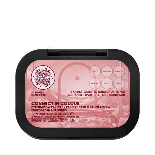 MAC Connect In Colour Eye Shadow Palette Embedded in Burgundy