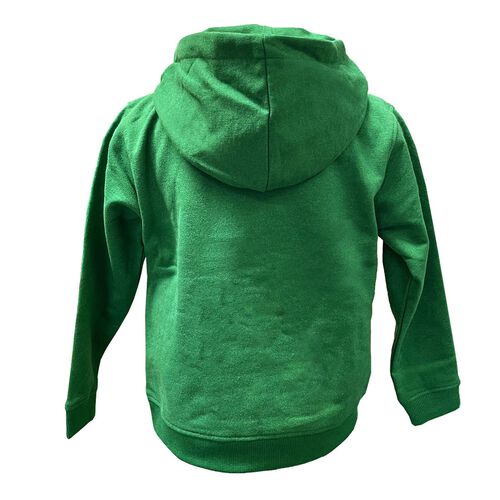 Green Island Kids Yellow Hoodie with Multi colour Eire Design 1-2 Years