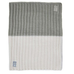 Patrick Francis Patrick Francis Taupe Cream Knit Snood One Size
