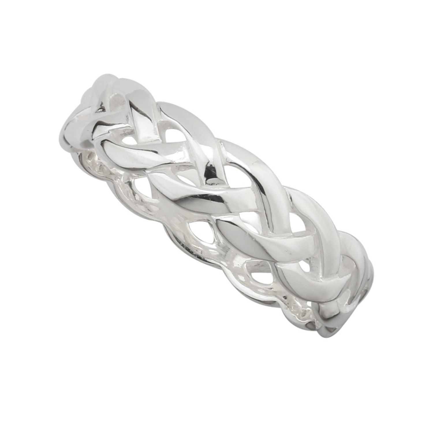 Silver celtic knot ring on sale