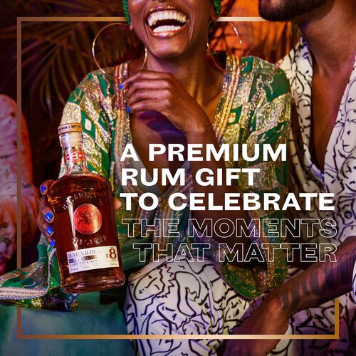 Bacardi Bacardí 8 Year Old Premium Golden Rum 1L