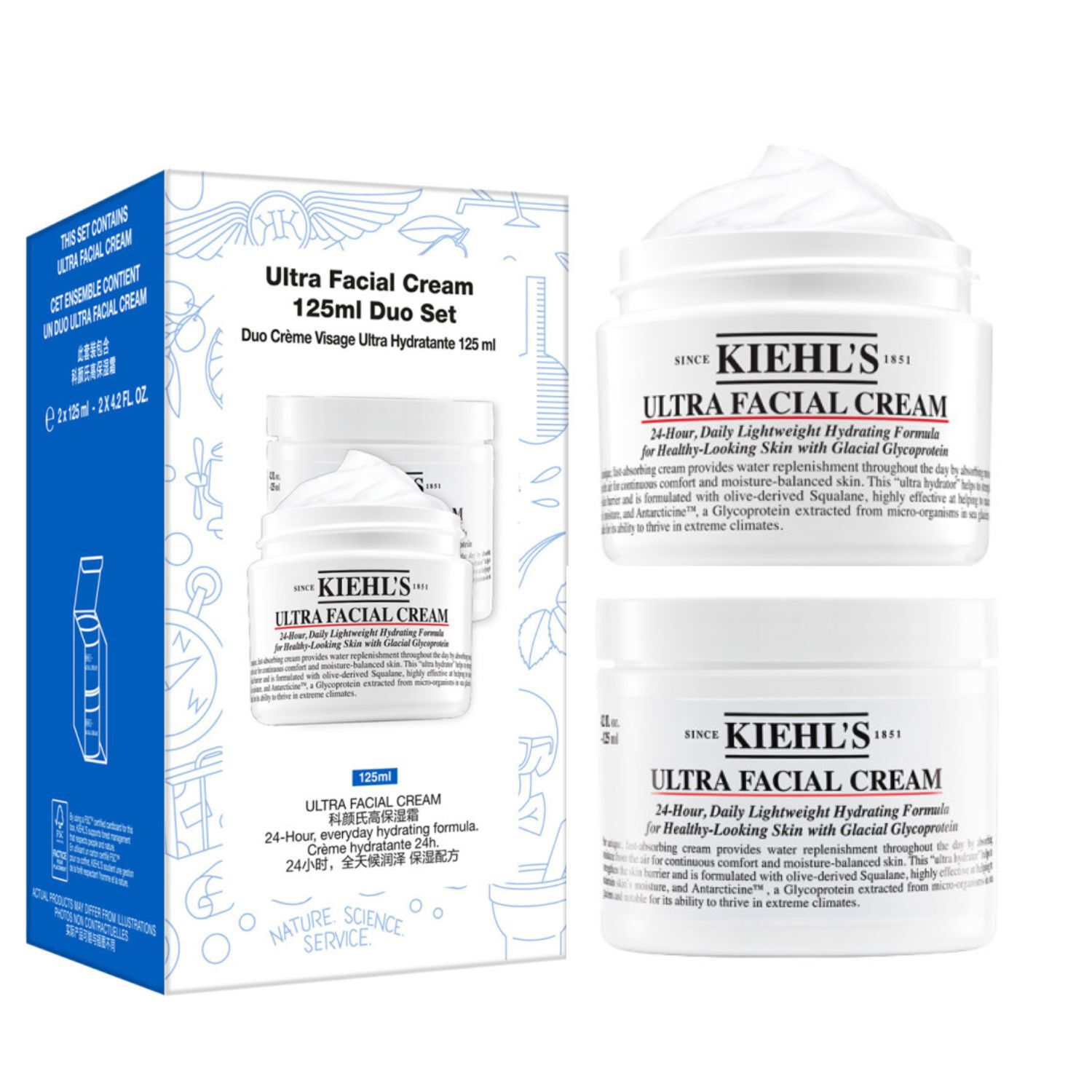 新品 Kiehl's ULTRA FACIALCREAM 125ml10個セット Ultra Facial Cream Duo Set 125ml | Airport Duty Free Shopping