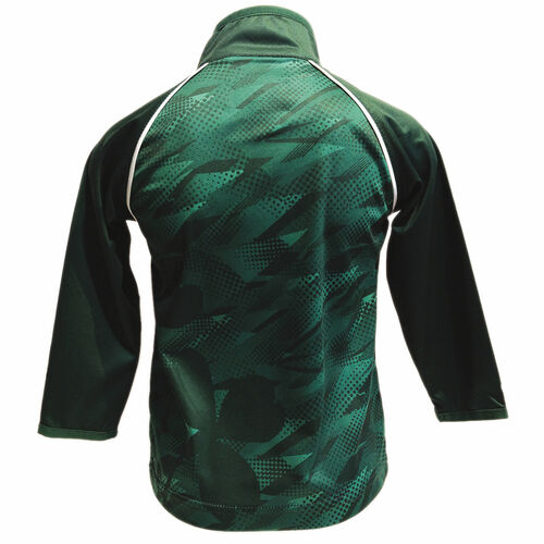 Irish Memories Kids Bottle Green Sublimated Performance 1/4 Zip Top 1-2 Years