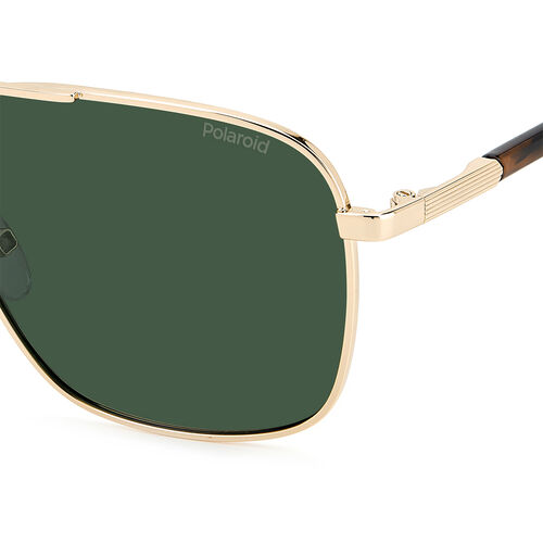 Polaroid PLD 4128/S/X Gold Rectangular Sunglasses