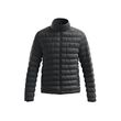 Boss Water-Repellent Padded Jacket with tonal logo Black