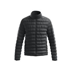 Boss Water-Repellent Padded Jacket with tonal logo Black