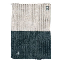 Patrick Francis Patrick Francis Green Cream Knit Snood One Size