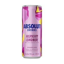 Absolut Absolut Raspberry Lemonade Sparkling Pre-Mixed Drink 25cl