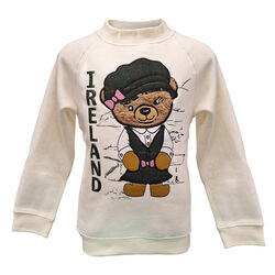 Traditional Craft Kids Kids Cream Bear Sweatshirt 6-12 Months
