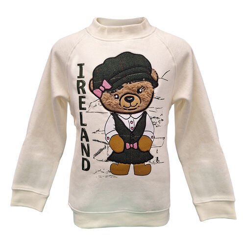 Traditional Craft Kids Kids Cream Bear Sweatshirt 6-12 Months